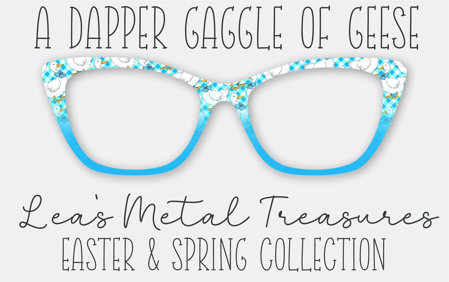 A DAPPER GAGGLE OF GEESE Eyewear Frame Toppers