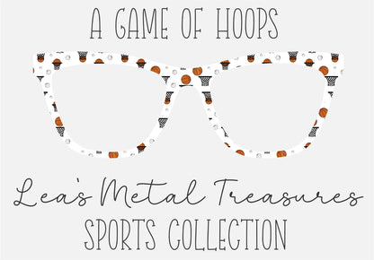 A GAME OF HOOPS Eyewear Frame Toppers COMES WITH MAGNETS