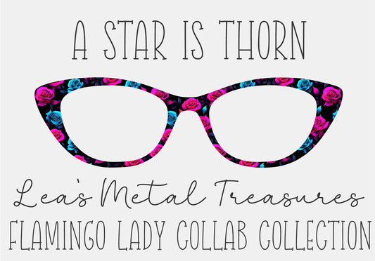 A Star is Thorn Magnetic Eyeglasses Topper • The Flamingo Lady Collab Collection