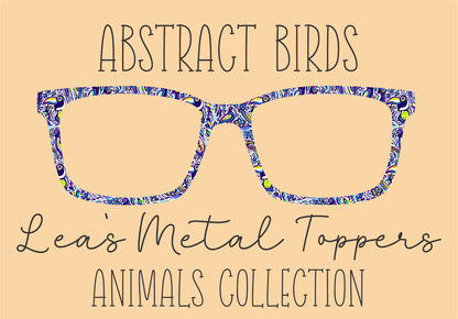 ABSTRACT BIRDS Eyewear Frame Toppers COMES WITH MAGNETS