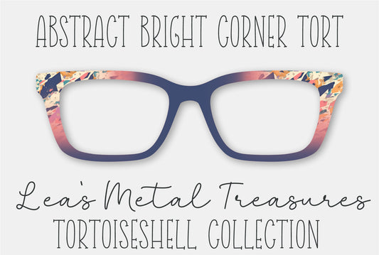 Abstract Bright Corner Tort Eyewear Frame Toppers