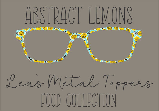 ABSTRACT LEMONS Eyewear Frame Toppers COMES WITH MAGNETS