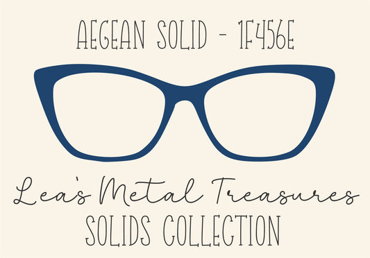 AEGEAN SOLID 1F456E Eyewear Frame Toppers COMES WITH MAGNETS