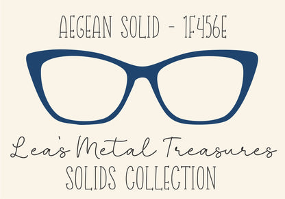 AEGEAN SOLID 1F456E Eyewear Frame Toppers COMES WITH MAGNETS
