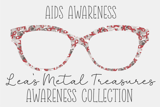 Aids Awareness Eyewear Frame Toppers COMES WITH MAGNETS