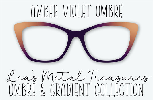 AMBER VIOLET OMBRE Eyewear Frame Toppers • NOVEMBER 2025 TOPPER OF THE MONTH