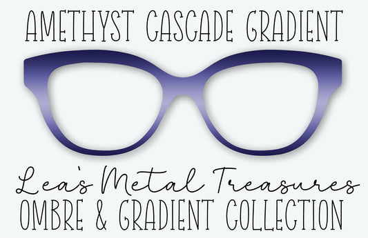 AMETHYST CASCADE GRADIENT Eyewear Frame Toppers
