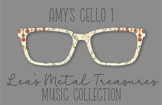 Amy's Cello 1 Eyewear Frame Toppers COMES WITH MAGNETS