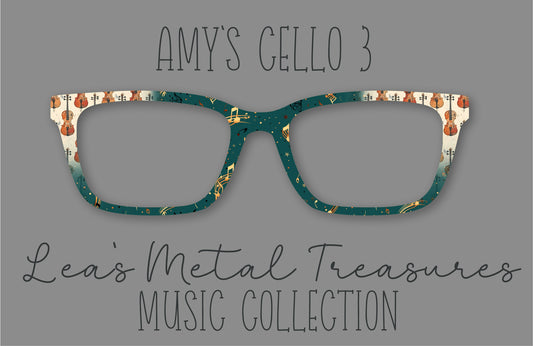 Amy's Cello 3 Eyewear Frame Toppers COMES WITH MAGNETS