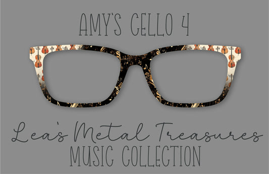 Amy's Cello 4 Eyewear Frame Toppers COMES WITH MAGNETS