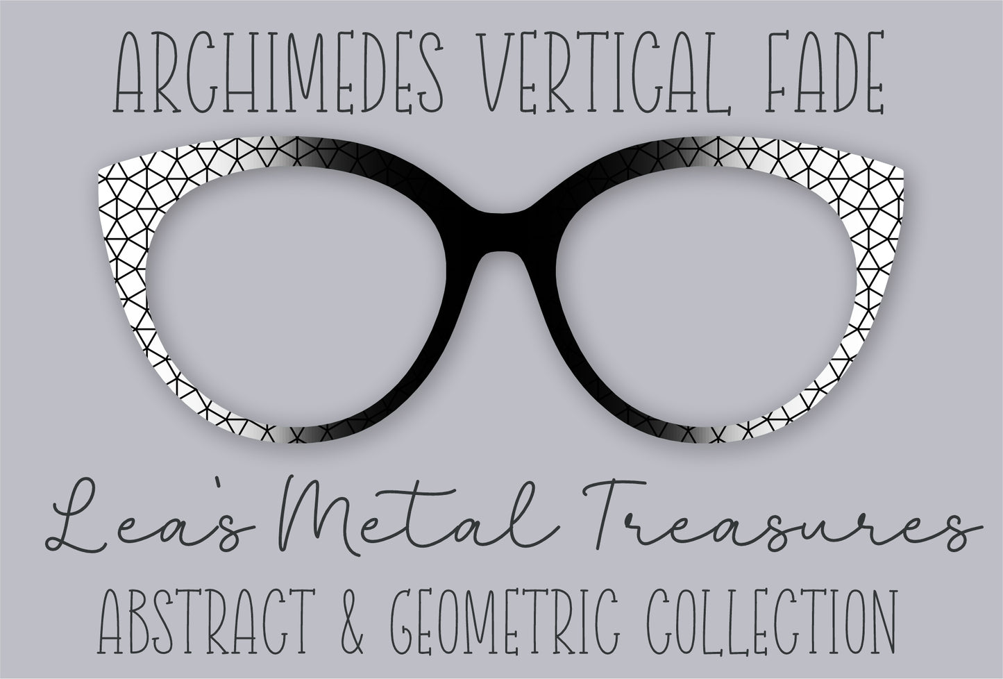 Archimedes Vertical Fade • Magnetic Eyeglasses Toppers