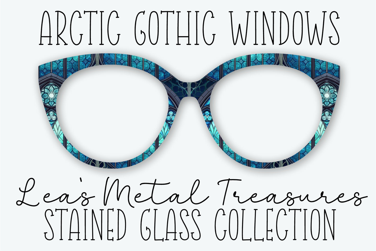 Arctic Gothic Windows Eyewear Frame Toppers