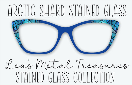 ARCTIC SHARD STAINED GLASS Eyewear Frame Toppers
