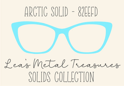 ARCTIC SOLID 82EEFD Eyewear Frame Toppers COMES WITH MAGNETS