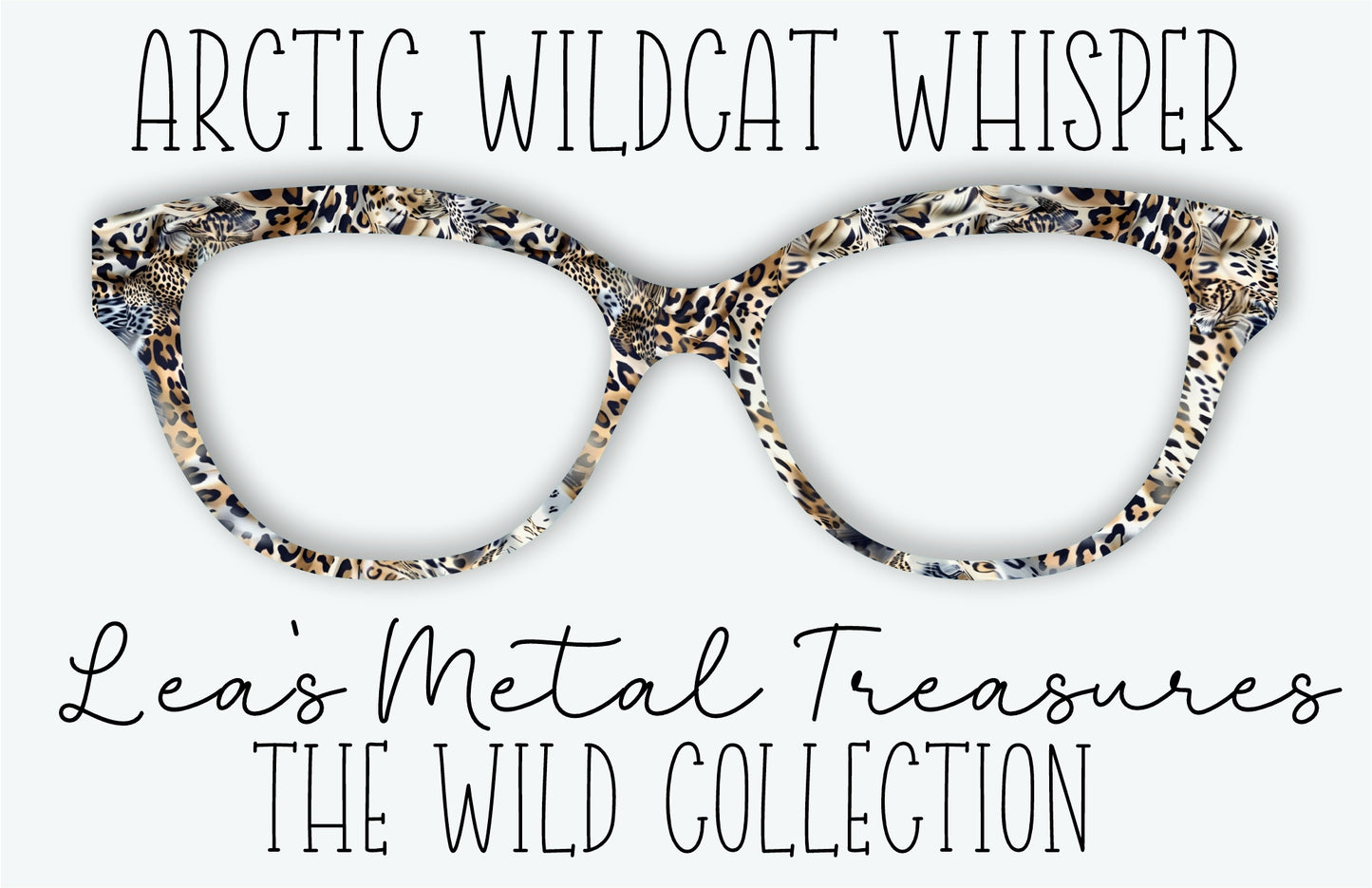 Arctic Wildcat Whisper Eyewear Frame Toppers