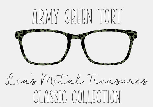 ARMY GREEN TORT Eyewear Frame Toppers COMES WITH MAGNETS