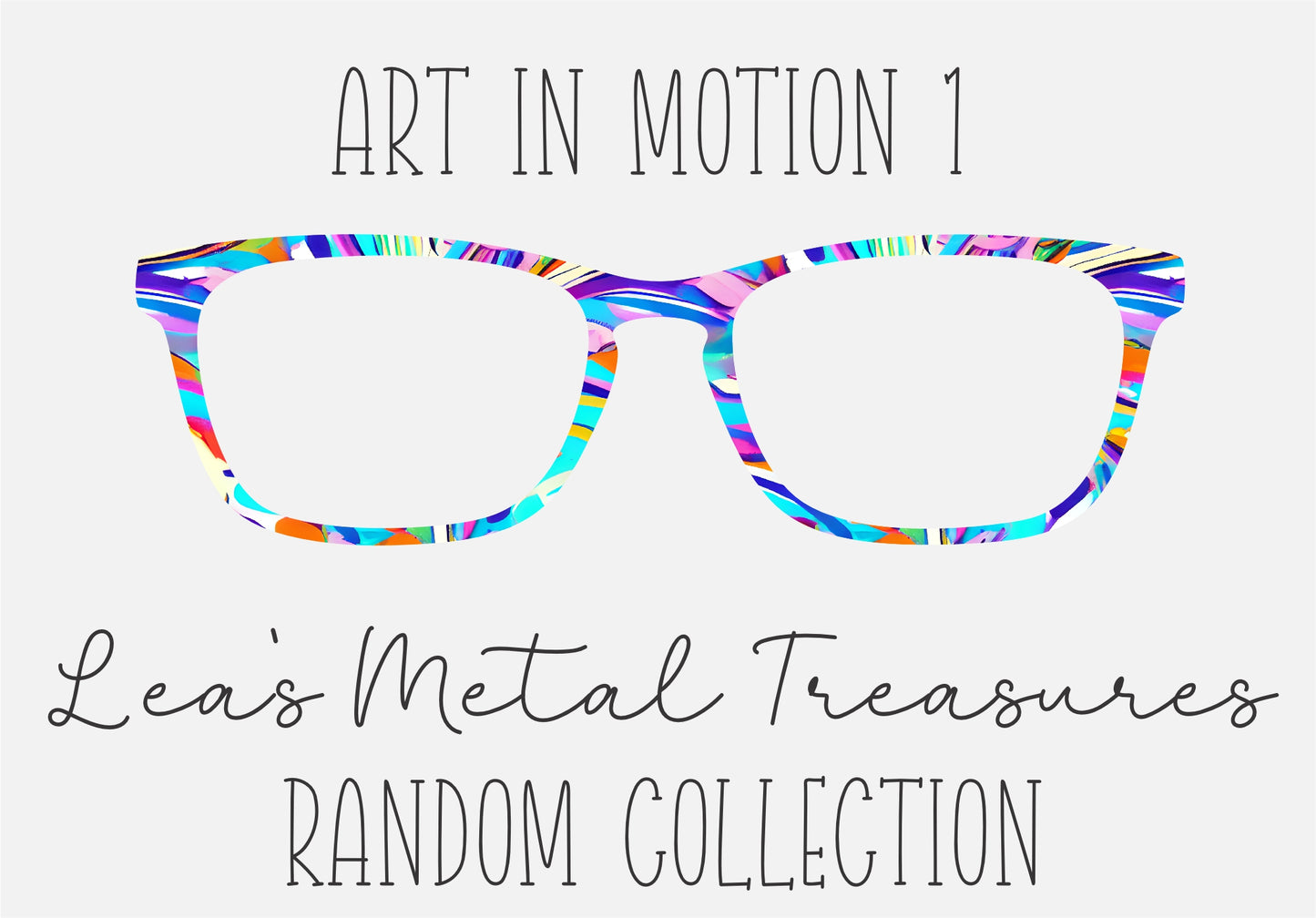 ART IN MOTION 1 Eyewear Frame Toppers COMES WITH MAGNETS