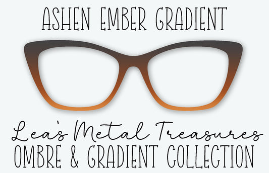 Ashen Ember Gradient Eyewear Frame Toppers