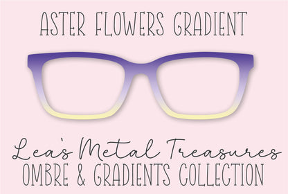 Aster Flowers Gradient Eyewear Frame Toppers
