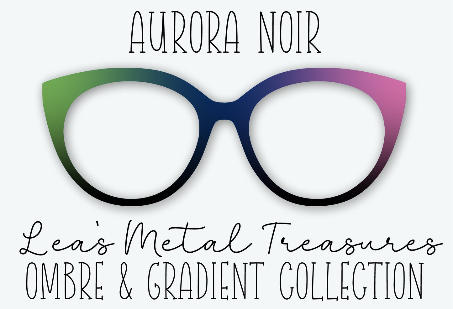 Aurora Noir Eyewear Frame Toppers