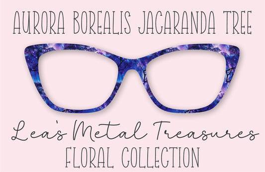 Aurora Borealis Jacaranda Trees Eyewear Frame Toppers COMES WITH MAGNETS