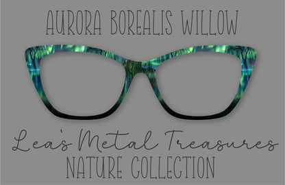 Aurora Borealis Willow Magnetic Eyeglasses Topper