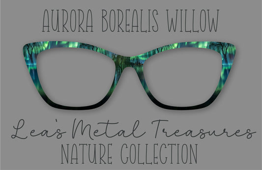 Aurora Borealis Willow Magnetic Eyeglasses Topper