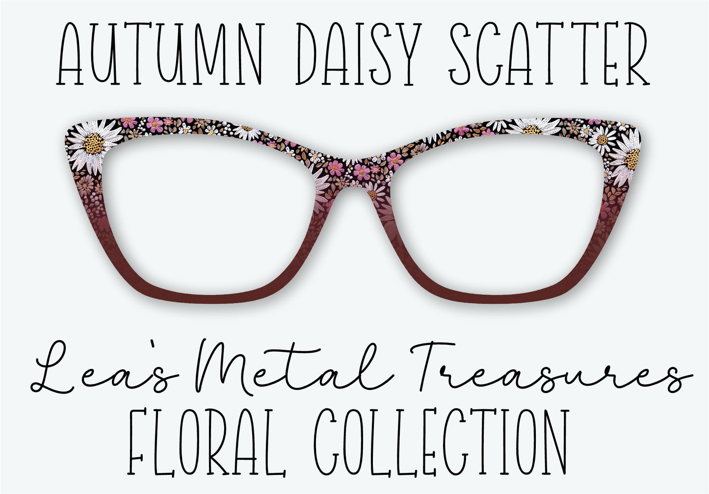 AUTUMN DAISY SCATTER Eyewear Frame Toppers