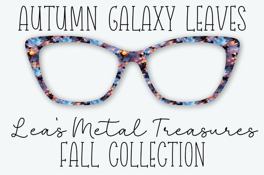 AUTUMN GALAXY LEAVES Eyewear Frame Toppers SEPTEMBER 2026 TOPPER OF THE MONTH