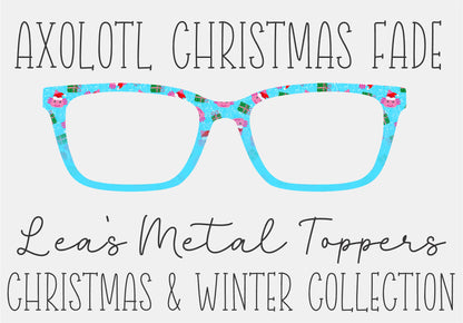 AXOLOTL CHRISTMAS FADE Eyewear Frame Toppers