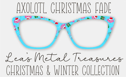 AXOLOTL CHRISTMAS FADE Eyewear Frame Toppers