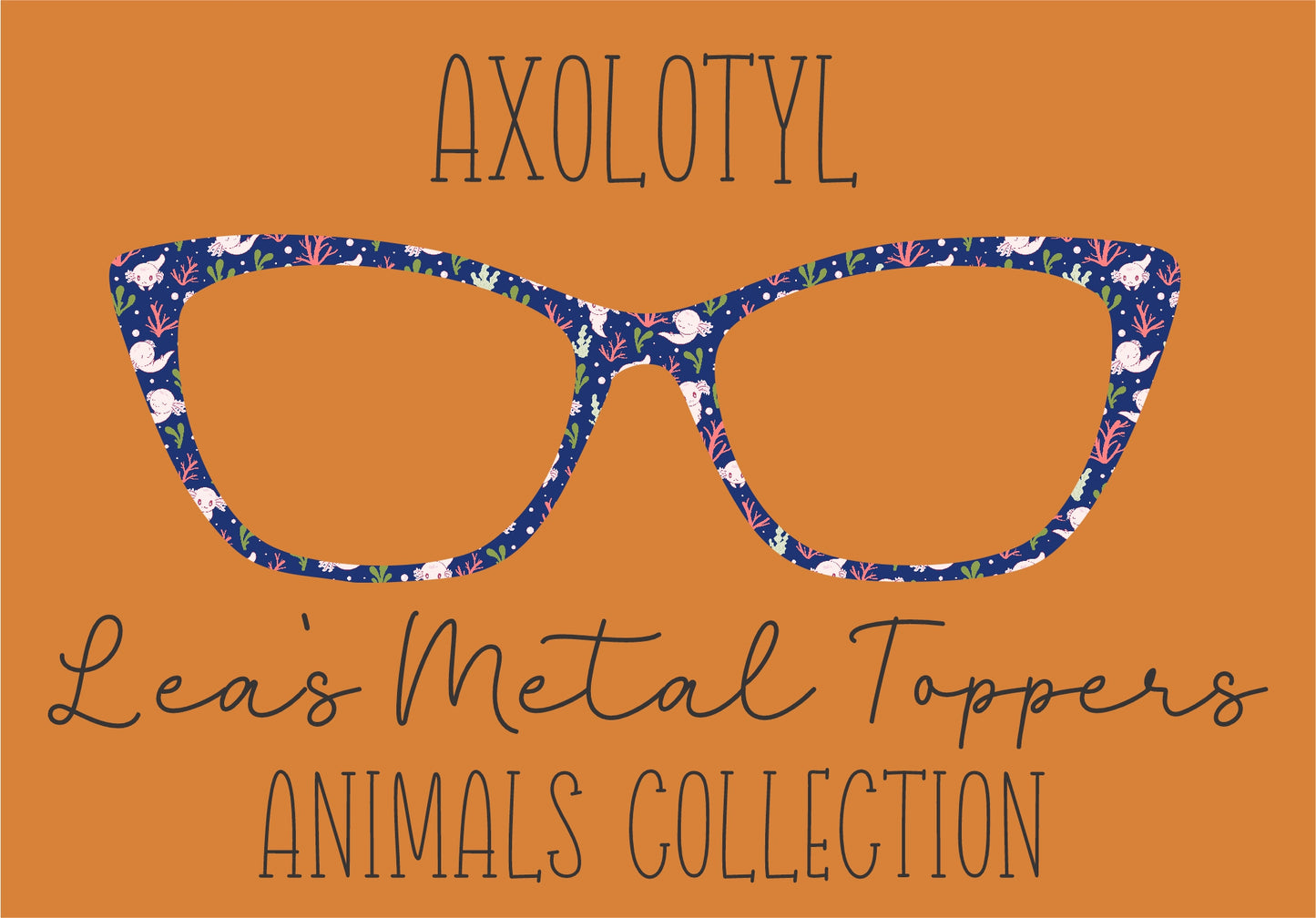 AXOLOTYL Eyewear Frame Toppers COMES WITH MAGNETS