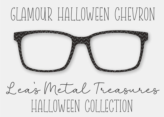 MONOCHROME Glamour Halloween Chevron Eyewear Frame Toppers COMES WITH MAGNETS