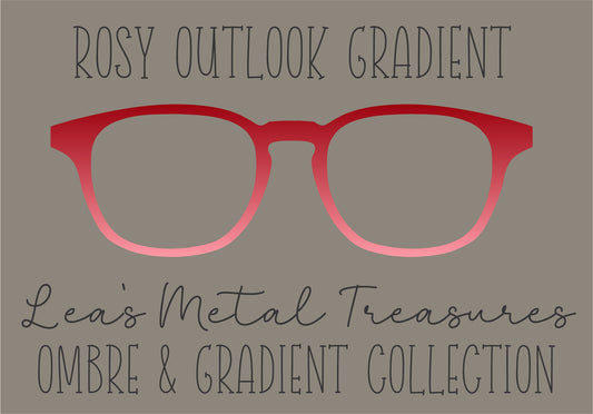 Rosy Outlook Gradient Eyewear Frame Toppers COMES WITH MAGNETS