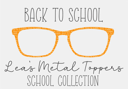 BACK TO SCHOOL Eyewear Frame Toppers COMES WITH MAGNETS