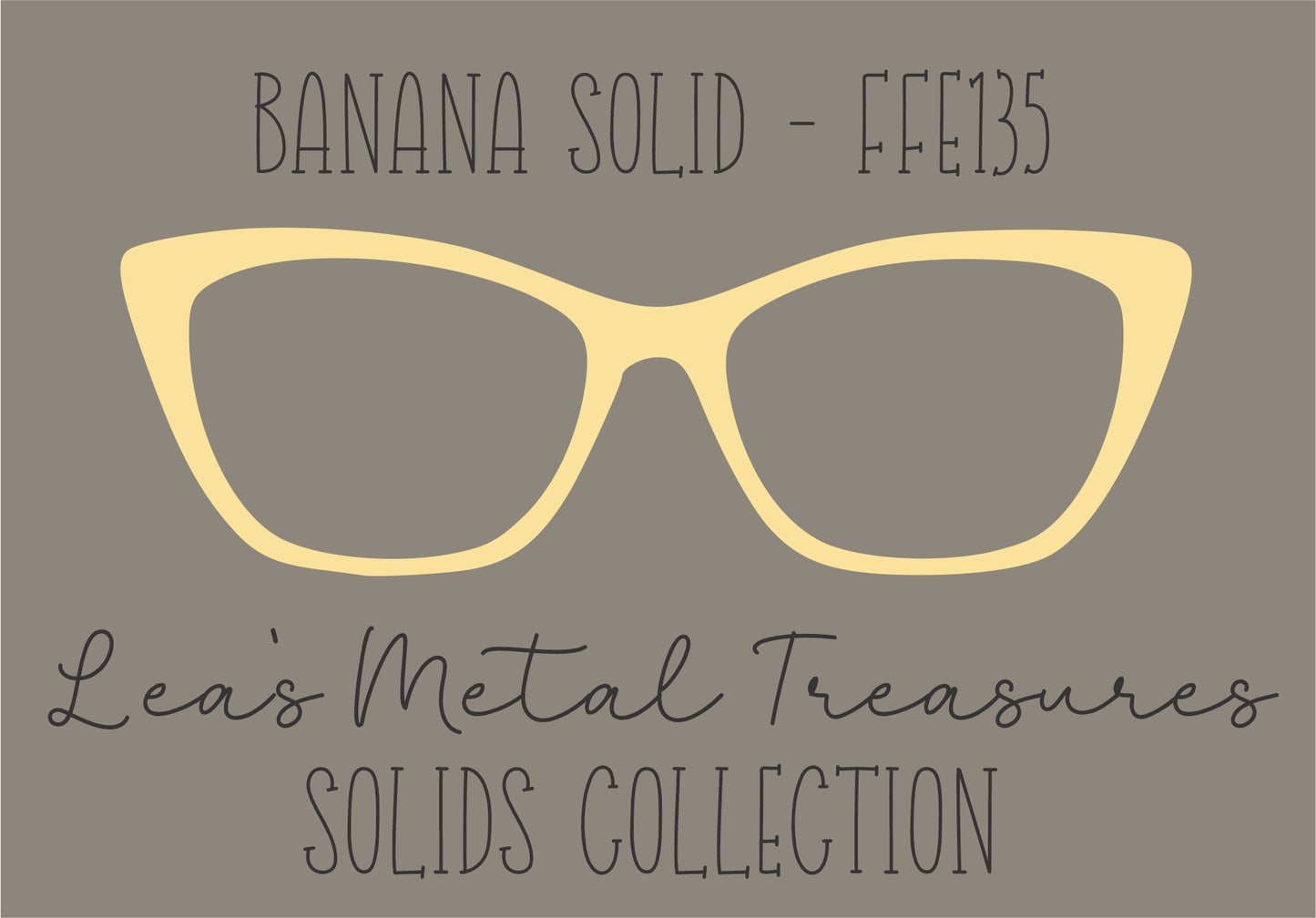 BANANA SOLID FFE135 Eyewear Frame Toppers COMES WITH MAGNETS