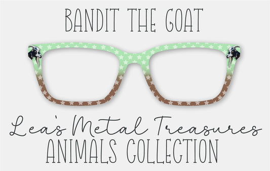 Bandit the Goat Eyewear Frame Toppers