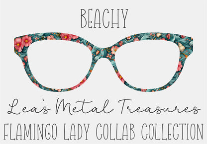 Beachy Magnetic Eyeglasses Topper • Flamingo Lady Collab Collection