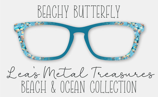 Beachy Butterfly • Magnetic Eyeglasses Toppers