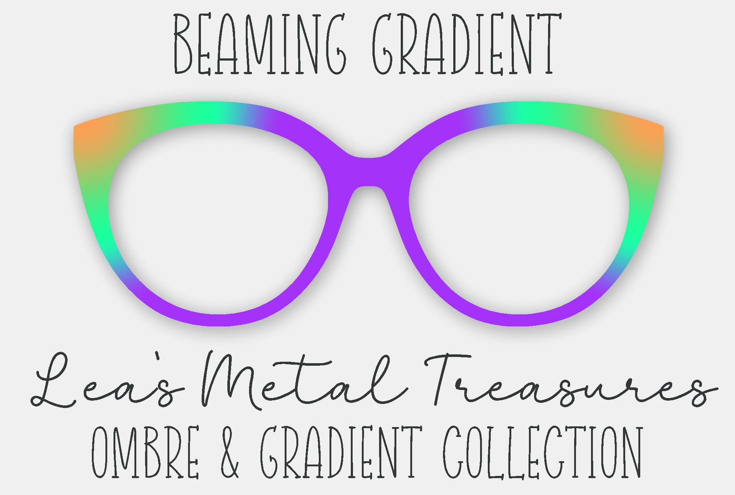 Beaming Gradient Eyewear Frame Toppers
