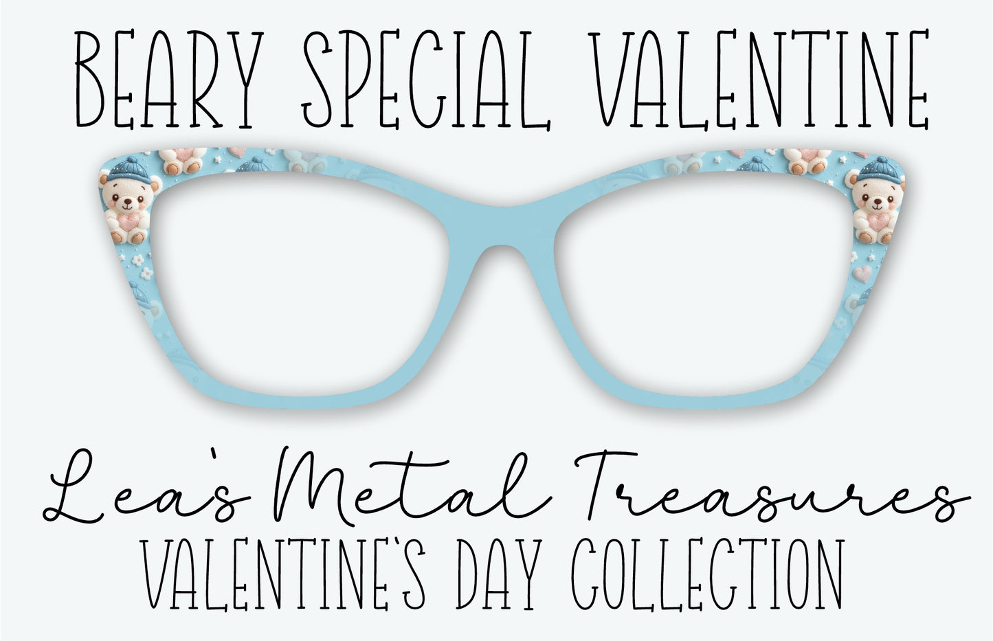 Beary Special Valentine Eyewear Frame Toppers