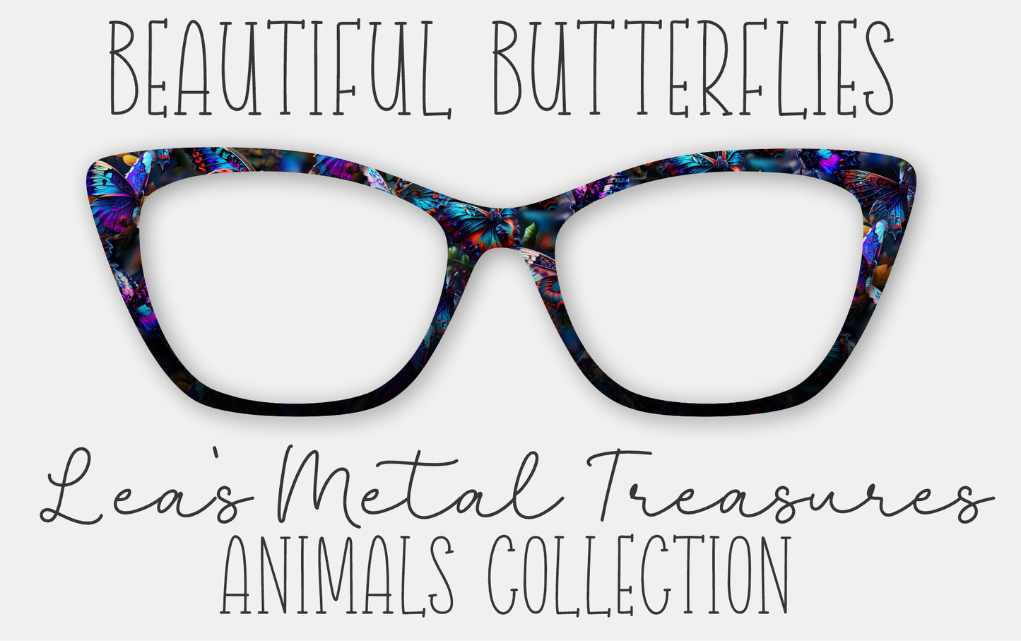 Beautiful Butterflies • Magnetic Eyeglasses Toppers