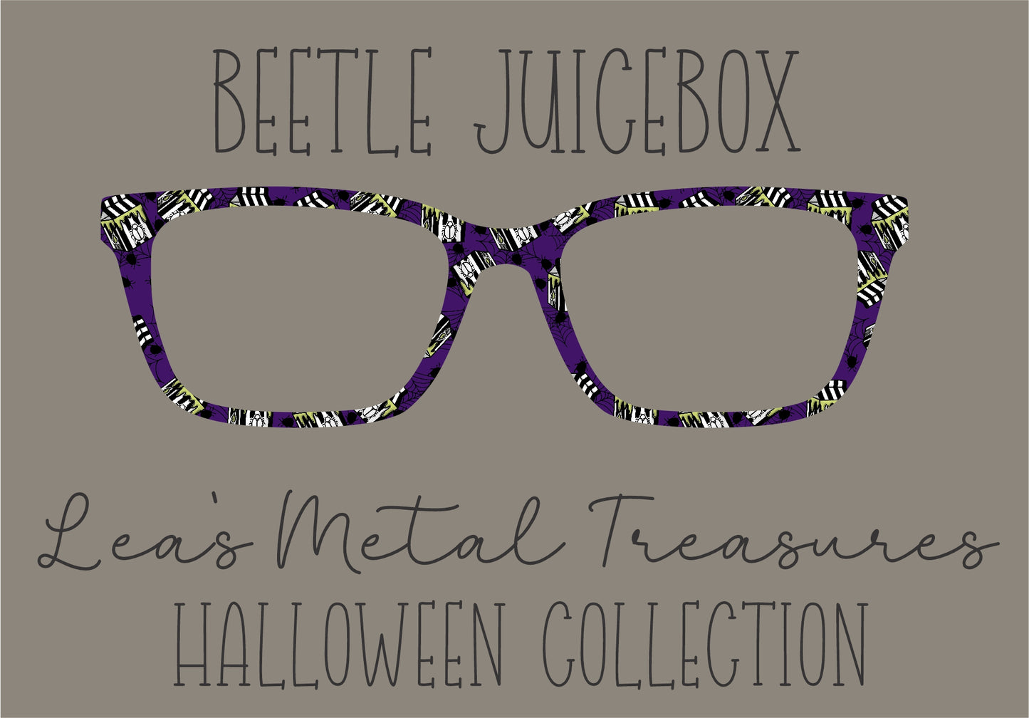 BEETLE JUICE BOX Eyewear Frame Toppers COMES WITH MAGNETS