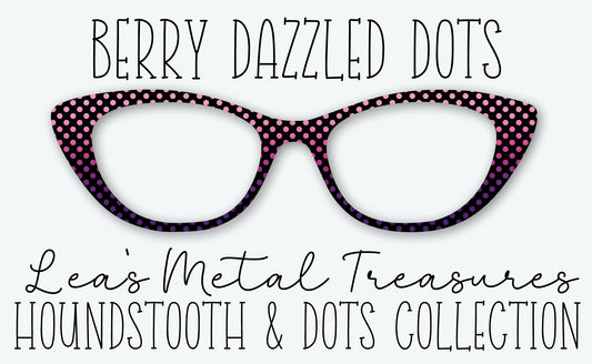 BERRY DAZZLED DOTS Eyewear Frame Toppers