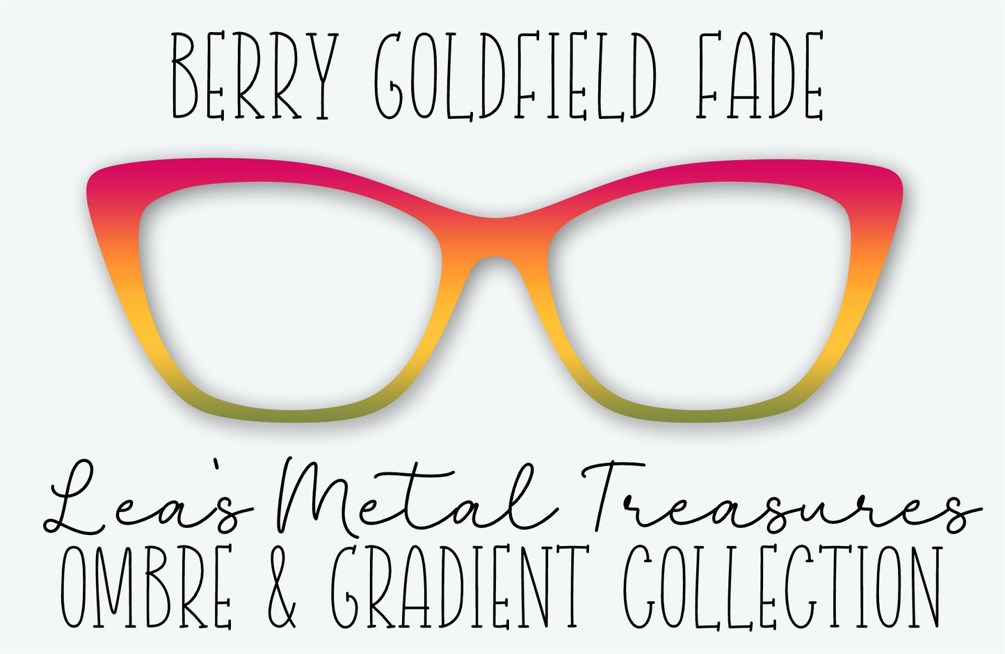 BERRY GOLDFIELD FADE Eyewear Frame Toppers
