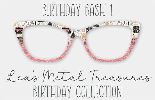 Birthday Bash 1 Eyewear Frame Toppers COMES WITH MAGNETS