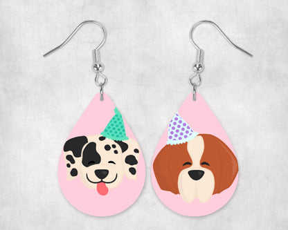 Birthday Dogs Split Confetti Eyewear Frame Toppers