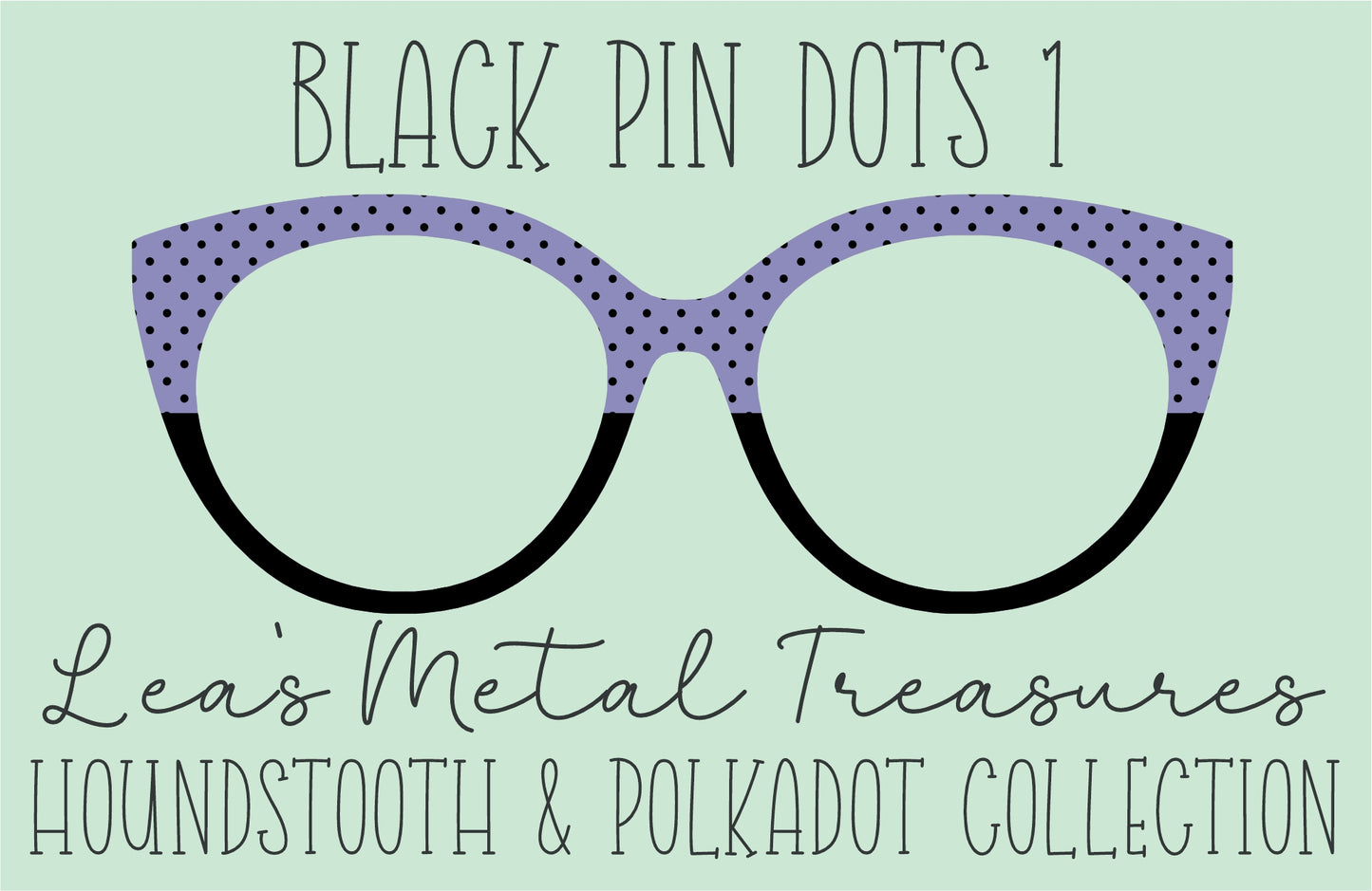 Black Pin dots 1 • Magnetic Eyeglasses Toppers