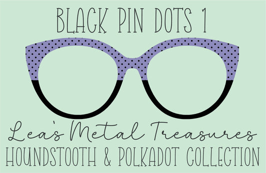 Black Pin dots 1 • Magnetic Eyeglasses Toppers