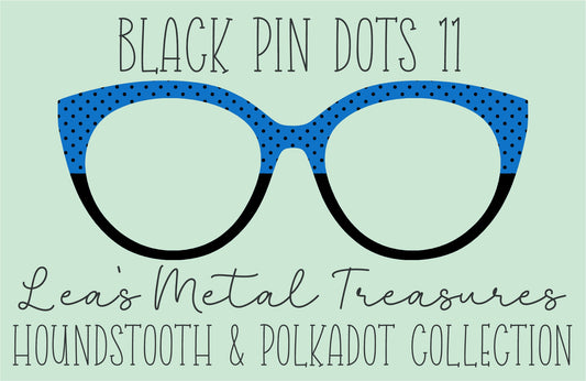 Black Pin dots 11 • Magnetic Eyeglasses Toppers